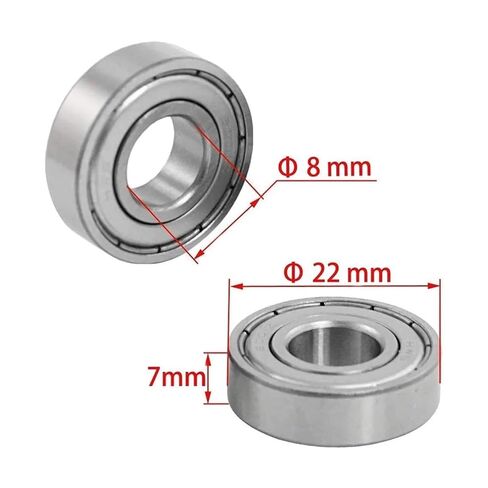 Small Sealed Steel Ball Bearing 10pcs Ball Bearings High Carbon Steel Miniature for Skateboard 3D Printer Skate(625ZZ) in Kuwait