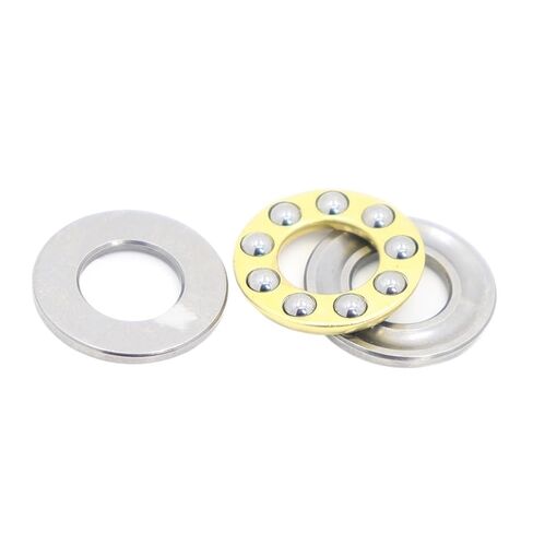 Small Sealed Steel Ball Bearing 10pcs F8-16M 8 * 16 * 5mm ABEC-1 Miniature Thrust Axial Ball Bearings with Grooved Raceway in Kuwait