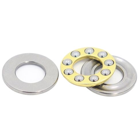 Small Sealed Steel Ball Bearing 10pcs F8-16M 8 * 16 * 5mm ABEC-1 Miniature Thrust Axial Ball Bearings with Grooved Raceway in Kuwait