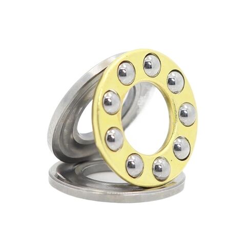 Small Sealed Steel Ball Bearing 10pcs F8-16M 8 * 16 * 5mm ABEC-1 Miniature Thrust Axial Ball Bearings with Grooved Raceway in Kuwait