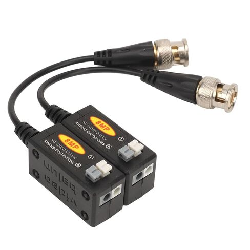 HD Video Balun Transmitter for AHD CVI-TVI Cameras, Easy Installation for Outdoor Surveillance, 2 Pack in Kuwait