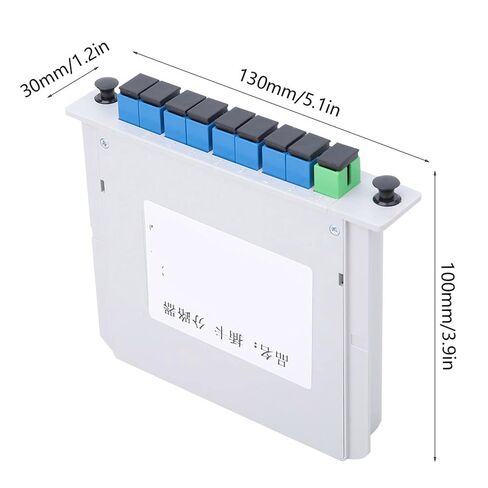 PLC Splitter 1x8 Fiber Optic Splitter هندسة FTTP للأنظمة البصرية تصميم مضغوط منخفض فقدان الإدراج in Kuwait