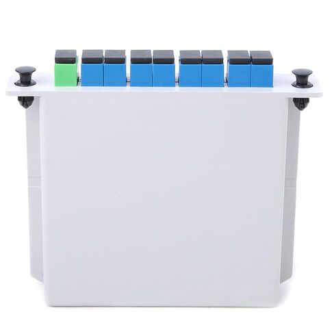 PLC Splitter 1x8 Fiber Optic Splitter هندسة FTTP للأنظمة البصرية تصميم مضغوط منخفض فقدان الإدراج in Kuwait