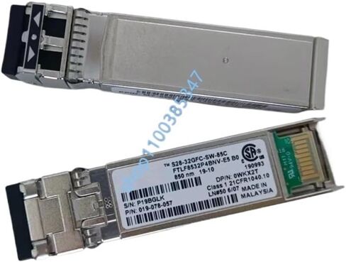 32 جرام وحدة الألياف Sfp FTLF8532P4BNV-E5/S28-32GFC-SW-85C/019-078-057/0WKX2T/32 جيجابايت جهاز الإرسال والاستقبال التبديل in Kuwait