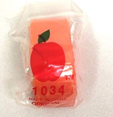 1034 (1"X3/4") برتقالية اللون تحمل العلامة التجارية Apple حقائب صغيرة قابلة للإغلاق، علبة تحتوي على 1000 قطعة in Kuwait