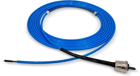 GTC-703Q-45-R5، عمود Goodway المرن 45 بوصة لفرشاة التوصيل السريع، أنابيب معرف 9/16 بوصة - 1 بوصة لمنظف أنبوب التغذية السريع RAM-5 (اقتران فرشاة التوصيل السريع) in Kuwait