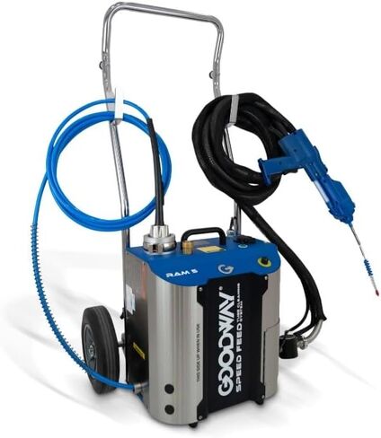 GTC-703Q-45-R5، عمود Goodway المرن 45 بوصة لفرشاة التوصيل السريع، أنابيب معرف 9/16 بوصة - 1 بوصة لمنظف أنبوب التغذية السريع RAM-5 (اقتران فرشاة التوصيل السريع) in Kuwait