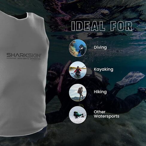 سترة SHARKSKIN Chillproof Essentials (رجال) فضية مقاس 3X-Large in Kuwait