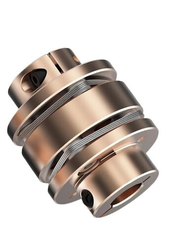 Flange Coupling LE D40L35/50 Flexible Motor Shaft Coupler Aluminium Diaphragms Universal Joint 1Pcs(LE1-B-D40L35-6X12) in Kuwait