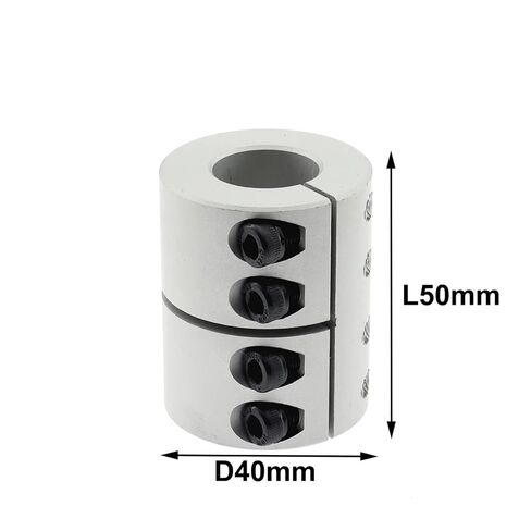 Rigid Shaft D40L50 Coupler Clamp Stepper Servo Motor Coupling 8/10/12/14/15/16/18/20/22mm 1Pcs(10X22) in Kuwait
