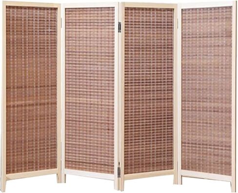4-Piece Short Screen Partition, Independent Room Divider, Foldable, Suitable for Living Room and Dining Room(Color-2,100x40cm-4 Piece) in Kuwait