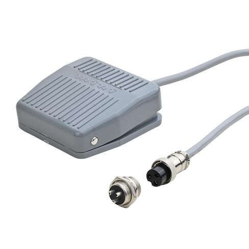 Aviation 2 Pin Plug Connector Foot Pedal NO/Off Momentary Switch, Single Foot Control Pedal for Sewing Machines (2 Pin Plug) in Kuwait