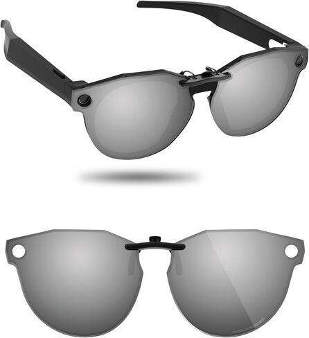Fiskr Polarized Lens Clip-On Sunglasses for Oakley Meta HSTN O8002 51mm - UV Protection - Universal Fit for Men & Women in Kuwait