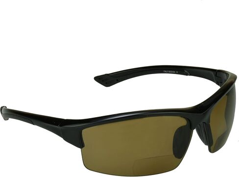 proSPORT Bifocal Sunglasses Readers Sport Dark Golf Cycling Driving Tennis Half Rim Wrap Men Women in Kuwait