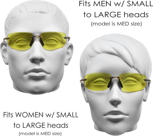 نظارة شمسية proSPORT BIFOCAL Reader ملفوفة حول الرياضة +2.25 إطار سلحفاة أصفر أثناء القيادة الليلية in Kuwait