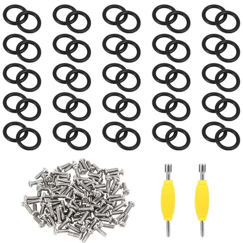 Action Figure Repair Kit: 50 O-Rings, 100 Screws, and 2 Screwdrivers. Vintage Toy Joints & Waistbands Replacement Parts for Collectors Loose Joints & Waistbands DIY Fix Accessories in Kuwait