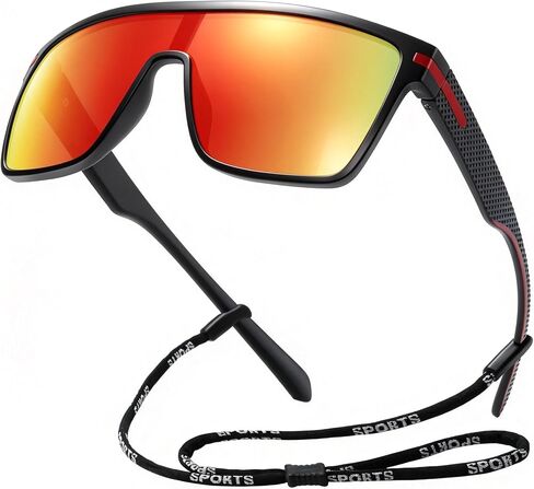LVIOE Polarized Sports Sunglasses for Men Women UV400 TAC HD Lenses - Driving Fishing Running Cycling Sun Glasses in Kuwait
