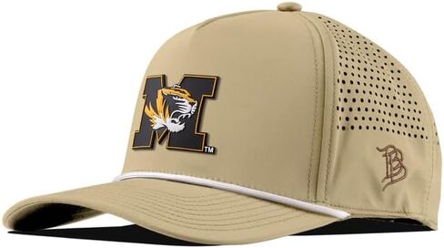 قبعة بيسبول تحمل العلامة التجارية Bills Mizzou Tigers للرجال، قبعة من 5 ألواح منحنية من الحبال، مشبك خلفي قابل للتعديل in Kuwait