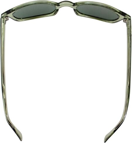 نظارات X-KD الشمسية 11269 أكبر بنسبة 20 بالمائة من نظارات KD الأصلية ANSI Z80.3 بإطارات خضراء شفافة مع عدسات خضراء مستقطبة in Kuwait