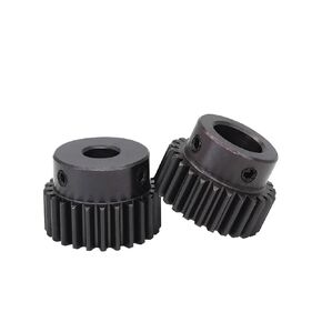 الصلب الثقيلة موتور ترس ترس 1 قطعة وحدة 1 ترس المحرك 1M-26T/27T/28T/29T الكربون الصلب اسوداد حفز حجم التجويف 6/8/10/12/14 مللي متر (14 مللي متر-1M29T) in Kuwait