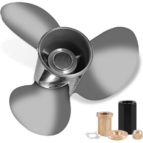 13 x 21 Stainless Steel Outboard Boat Propeller for Mercury Engines 40 50 70 75 80 90 100 115 125 140HP 13 x 21 Prop Hub Kits Included 15 Tooth RH in Saudi Arabia