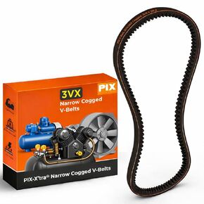 PIX V-Belt, 3VX365 Cogged, 3/8 X 36.5 – Industrial Drive V-Belts for Compressors, Pumps, Blowers, Generators, Vacuum Systems, Heat Exchangers, and Heavy-Duty Power Transmission in Kuwait