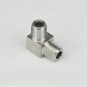الضغط 3500psi 1/8 "NPT ذكر الكوع تركيب الأنابيب 304 الفولاذ المقاوم للصدأ المياه زيت الغاز in Kuwait