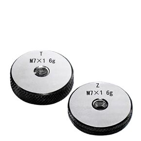 1SET Thread Ring Gauge Smooth 6g M0.8 M0.9 M1 M1.2 M1.6 M2 M2.5 M3 M4 M5 M6 M8 M10 M12 M20 M30 - M100(M36X4 6g) in Kuwait