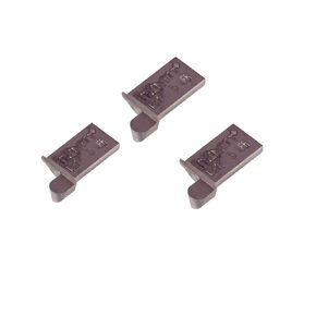 THINBIT 3 عبوات MGTI056D2RFR عرض 0.056 بوصة، عمق 0.063 بوصة، كربيد غير مطلي، نصف قطر كامل، إدراج حز للصلب والحديد الزهر والفولاذ المقاوم للصدأ مع قطع متقطعة in Kuwait