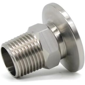 1 قطعة 1/8 "1/4" 3/8 "1/2" 3/4 "1" 1-1/4 "1-1/2" 2" ذكر الموضوع KF16 KF25 KF40 KF50 304 الفولاذ المقاوم للصدأ KF فراغ تركيب الأنابيب السداسية (KF50,1/2") in Kuwait