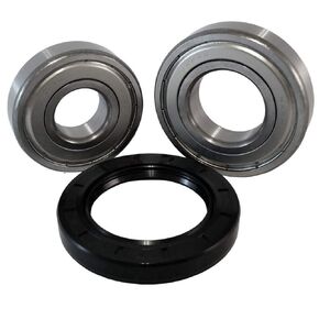 محامل التحميل الأمامي، مجموعة محامل وختم الحوض مع محامل Nachi تناسب GE Tub WH45X20833 (ضمان استبدال لمدة 5 سنوات ورابط لمقاطع الفيديو عالية الدقة بالكامل) in Saudi Arabia