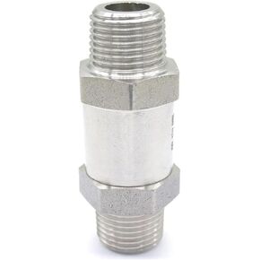1/2" NPT Male 304 Stainless Steel Non-return Check Valve Water Gas Oil in Saudi Arabia