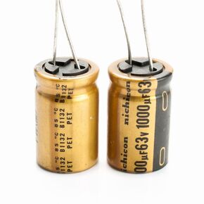 Luftschloss 2pcs Nichicon 63V 1000uf مكثف، الألومنيوم راديو المكثفات الكهربائية للتلفزيون، LCD، الراديو، الميكروويف، لعبة (16 × 26 مم) in Kuwait