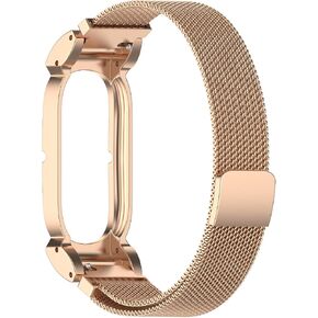 Stainless Steel Strap for Google Fitbit Air Band: Replacement Magnetic Arm Bands, Breathable Anti-Sweat Bracelet Straps, Adjustable Bracelet Correa For Screenless Fitness Tracker in Kuwait