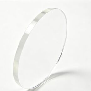 1-100mm Round Quartz Glass Disc 0.5mm Thin UV Optical Fused Silica (Φ15mm* 0.5mm *5pcs) | Round quartz glass discs with 1-100mm diameter and 0.5mm thickness, UV transparent, heat resistant optical substrates. in Kuwait