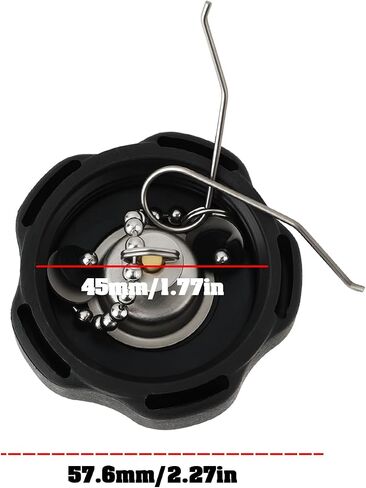 Marine Outboard Fuel Tank Cap Cover ID 45mm OD 57.6mm Compatible with Yamaha 4 Stroke 2.5 hp 4 hp 5 hp 6 hp in Kuwait
