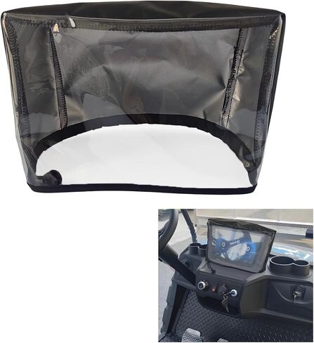 Golf Cart Touchscreen Cover with Touchable Function,Waterproof Protection Golf Cart Accessories with Drawstring,Washable and Reusable Covers Protects Screen Device in Kuwait