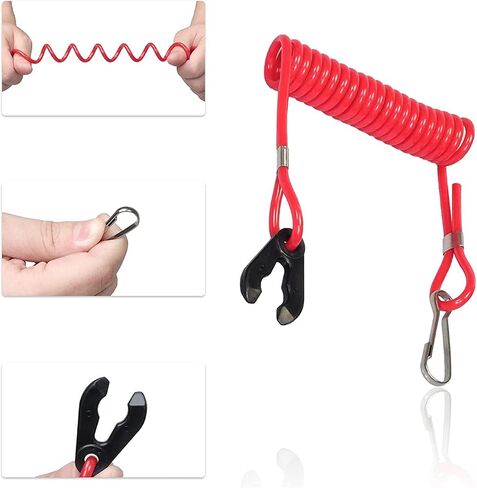 Boat Safety Lanyard Kill Switch Cord for Yamaha Outboard Motor Emergency Engine Stop Switch Replacement in Kuwait
