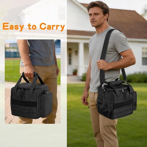 DSLEAF Bocce Ball Carry Bag for 8 Balls, Bocce Ball Storage Bag with Padded Handle and Detachable Shoulder Strap for Easy Carrying(Only Bag, Not Including Balls) in Kuwait
