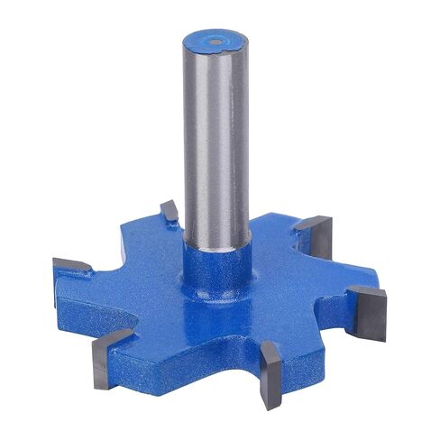 6 T Type Slotting Cutter Router Bit, 12mm Shank with YG8 Alloy Cutter Head, for Wood Grooving in Kuwait