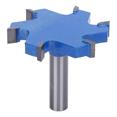 6 T Type Slotting Cutter Router Bit, 12mm Shank with YG8 Alloy Cutter Head, for Wood Grooving in Kuwait