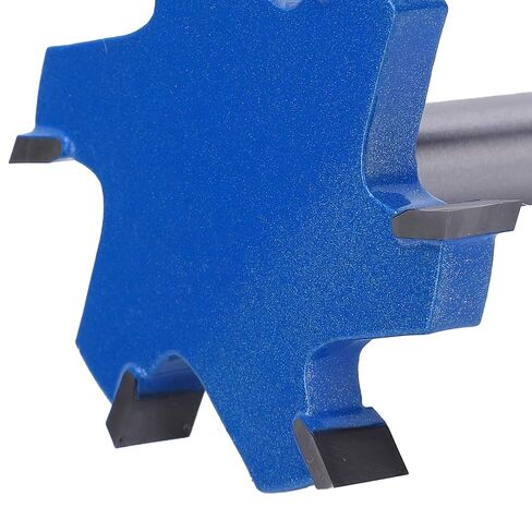 6 T Type Slotting Cutter Router Bit, 12mm Shank with YG8 Alloy Cutter Head, for Wood Grooving in Kuwait