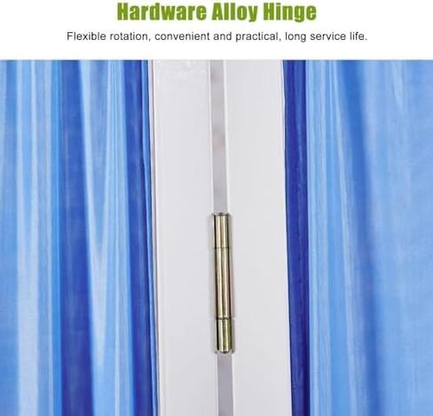 3 Panel Medical Privacy Screen - 6ft Portable Room Divider for Clinics & Patients, Foldable Privacy Partition for Examination Rooms, Blue Temporary Barrier for Healthcare Settings in Kuwait