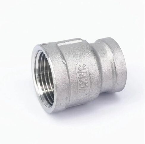 3/4" female to 1/2" female Thread Reducer 304 Stainless Steel Pipe Fitting Connector Adpater in Kuwait