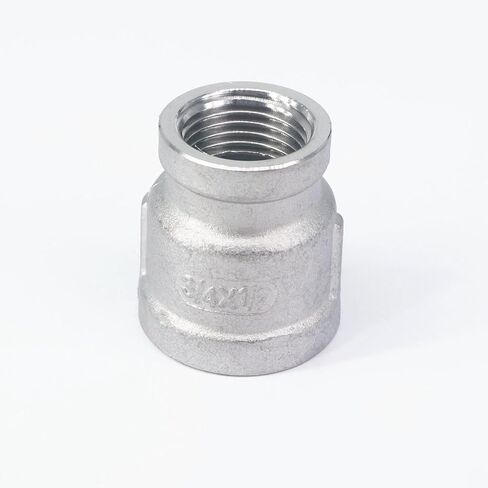 3/4" female to 1/2" female Thread Reducer 304 Stainless Steel Pipe Fitting Connector Adpater in Kuwait