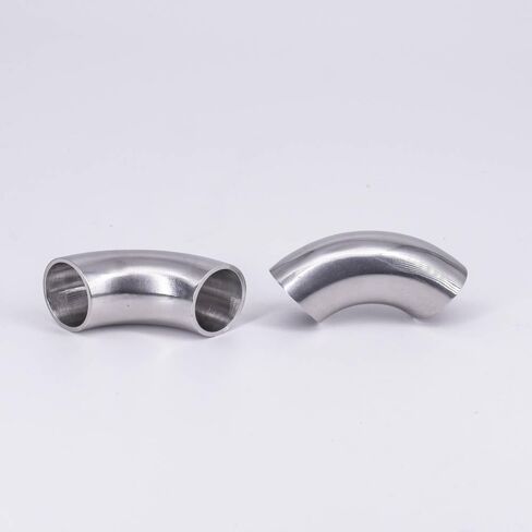 19mm 3/4" ID 22mm OD SUS 316L Stainless Steel 90 Degree Elbow Pipe Fitting Home Brew Beer Wine in Kuwait