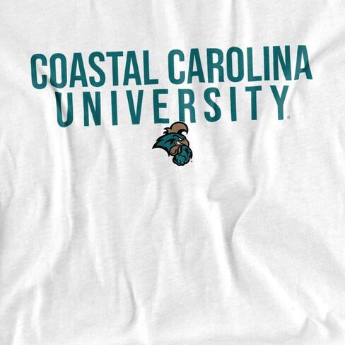 تي شيرت رسمي للبالغين من الجنسين مكدس من جامعة Coastal Carolina in Kuwait