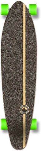 Yocaher Longboard Skateboard Complete Kicktail Cruiser 40 بوصة × 10 بوصة مع شريط قبضة أسود فاخر من BLACKWIDOW، شاحنة مصنوعة من سبائك الألومنيوم شديدة التحمل، عجلات طويلة 71 مم (كاملة-Kicktail- وردي N' Mint) in Kuwait
