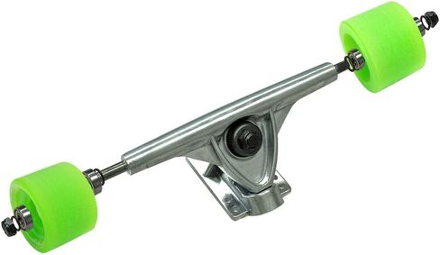 Yocaher Longboard Skateboard Complete Kicktail Cruiser 40 بوصة × 10 بوصة مع شريط قبضة أسود فاخر من BLACKWIDOW، شاحنة مصنوعة من سبائك الألومنيوم شديدة التحمل، عجلات طويلة 71 مم (كاملة-Kicktail- وردي N' Mint) in Kuwait