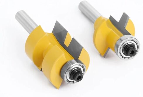Metal Lathe Machine, Lathe Machine, 8mm Shank T-Slot Bearings Square Tooth Tenon Bit Milling Cutter Carving Router Set For Woodworking,for Sanding and Polishing in Kuwait